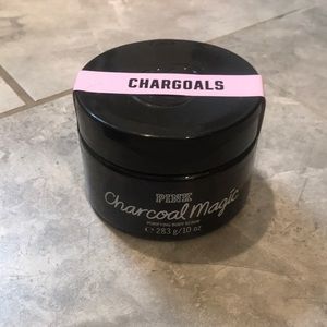 Pink charcoal magic purifying body scrub
